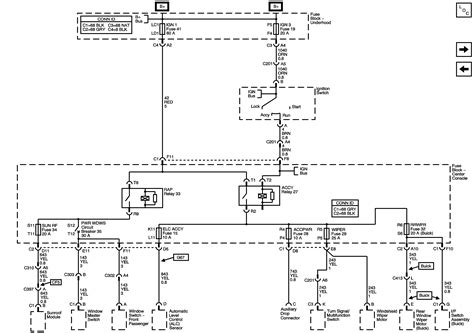 buick rendezvous window wiring diagram 